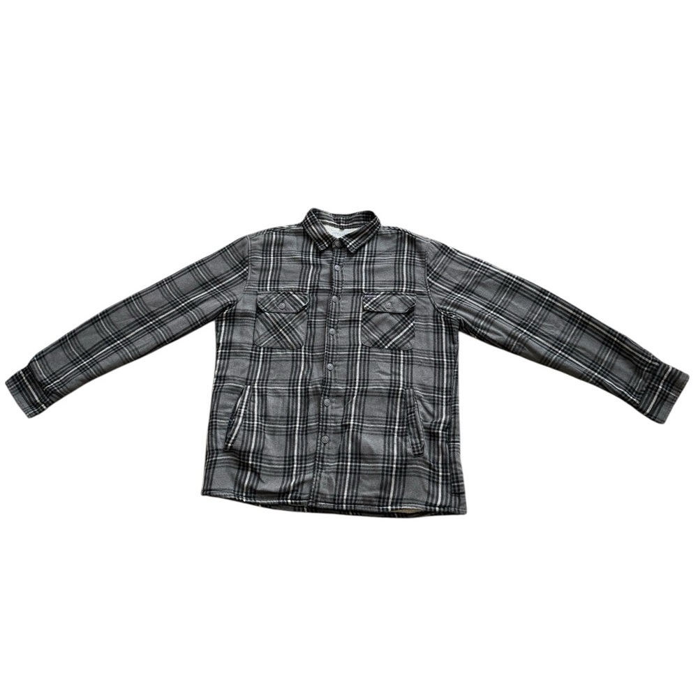 REVOLUTION SURF  Plaid Fur Lined Overshirt Jacket Flannel  Men’s L